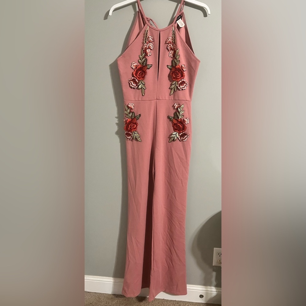 Daylight Floral Embroidered Jumpsuit - Picture 2 of 11